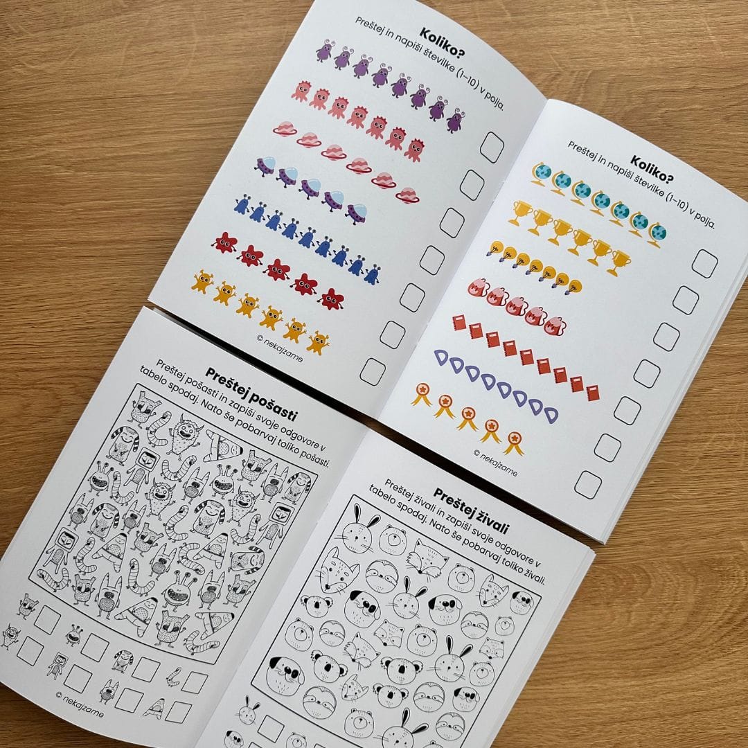 Mala matematika delovni zvezek za otroke