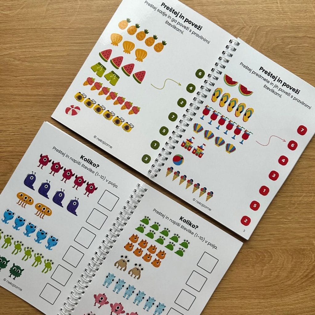 Matematika pisi brisi delovni zvezek za otroke