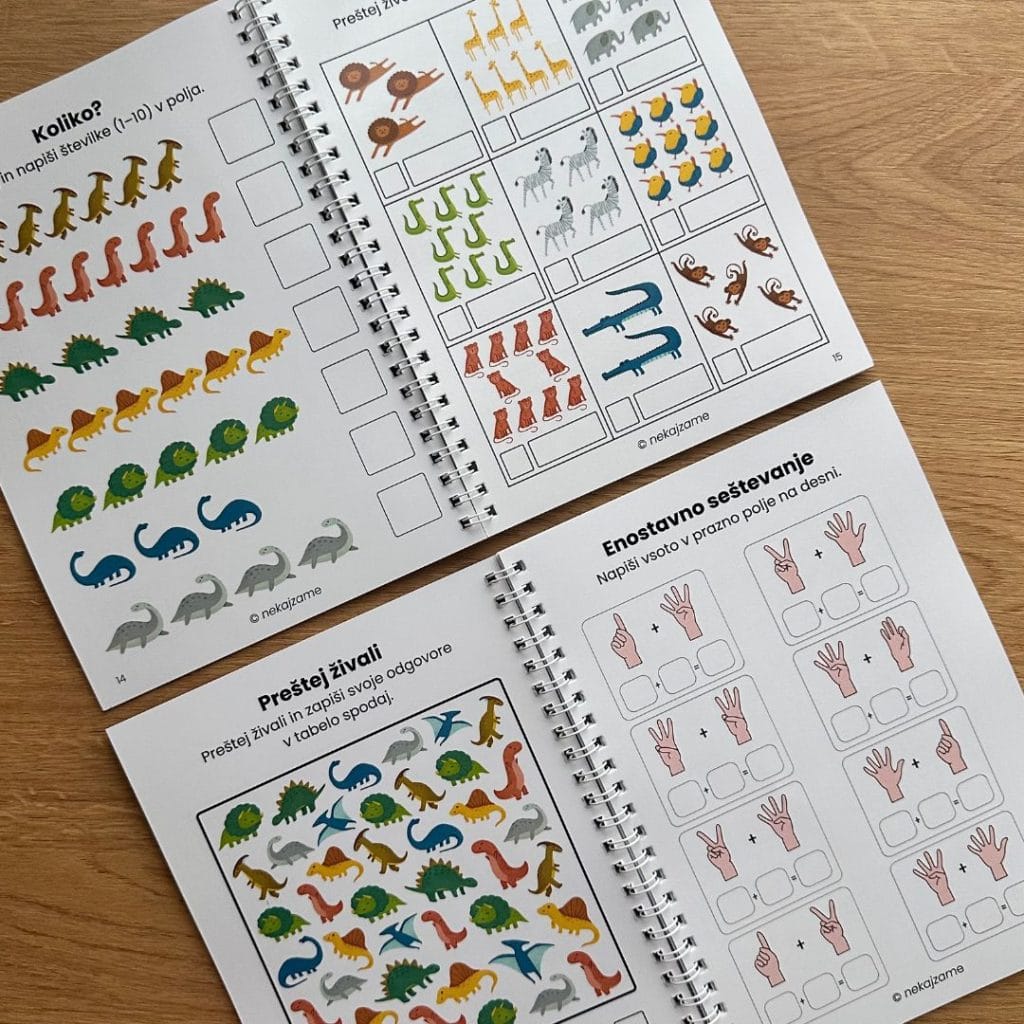 Matematika pisi brisi delovni zvezek za otroke