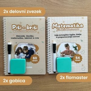 2x Piši-Briši - osnove pisanja in matematike