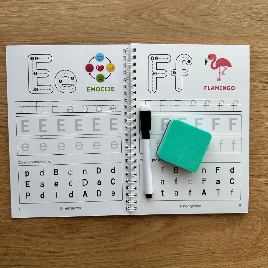 2x Piši-Briši - osnove pisanja in matematike