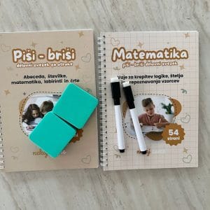 2x Piši-Briši - osnove pisanja in matematike