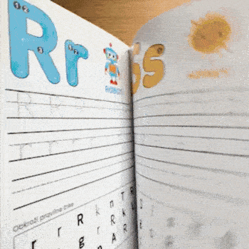 PIŠI–BRIŠI delovni zvezek po Montessori metodi