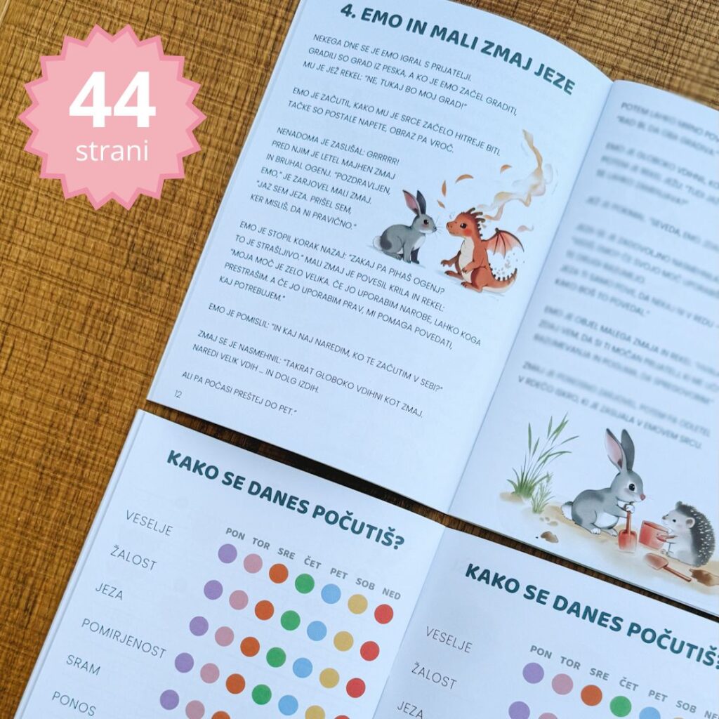 Zajček EMO-leksikon emocij za otroke 
