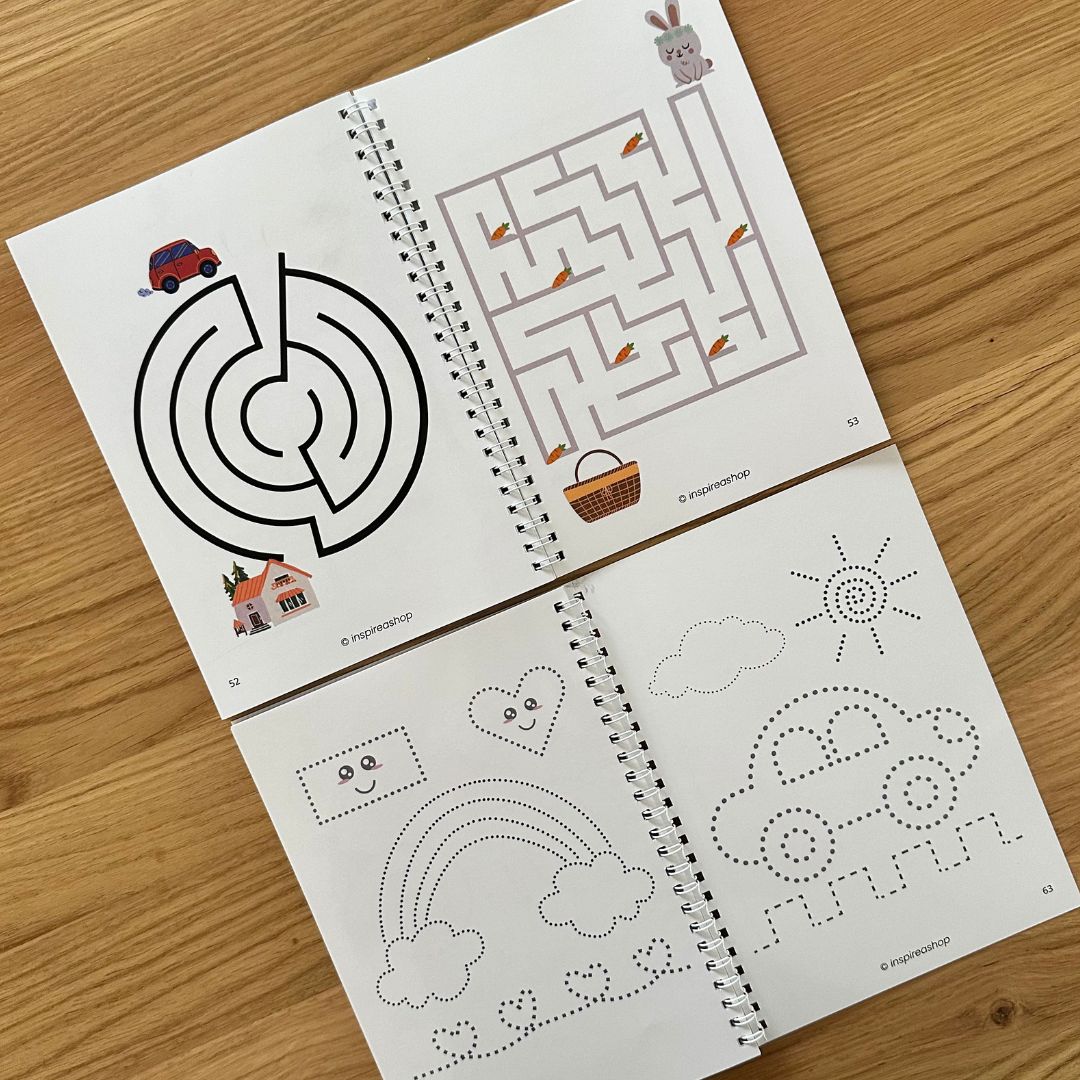 PIŠI–BRIŠI delovni zvezek po Montessori metodi