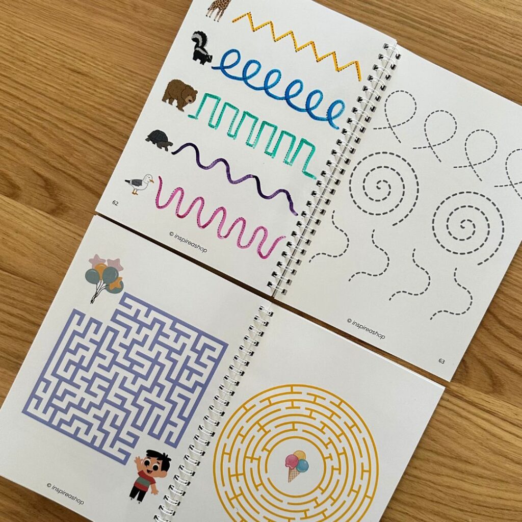 PIŠI–BRIŠI delovni zvezek po Montessori metodi