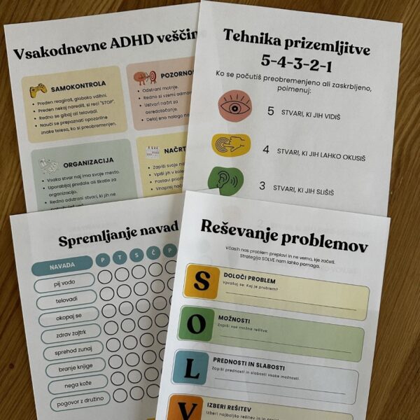 ADHD sistem za več miru, fokusa in rutine