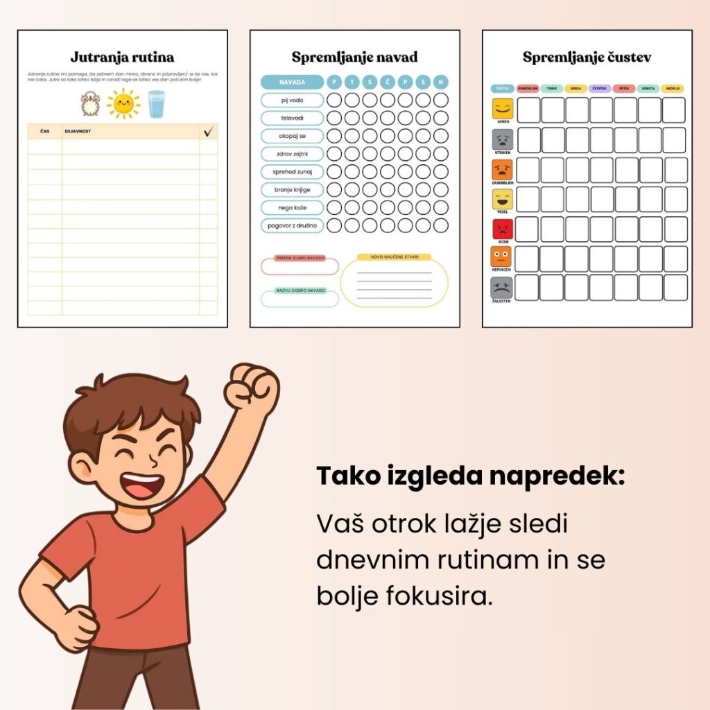 ADHD sistem za več miru, fokusa in rutine