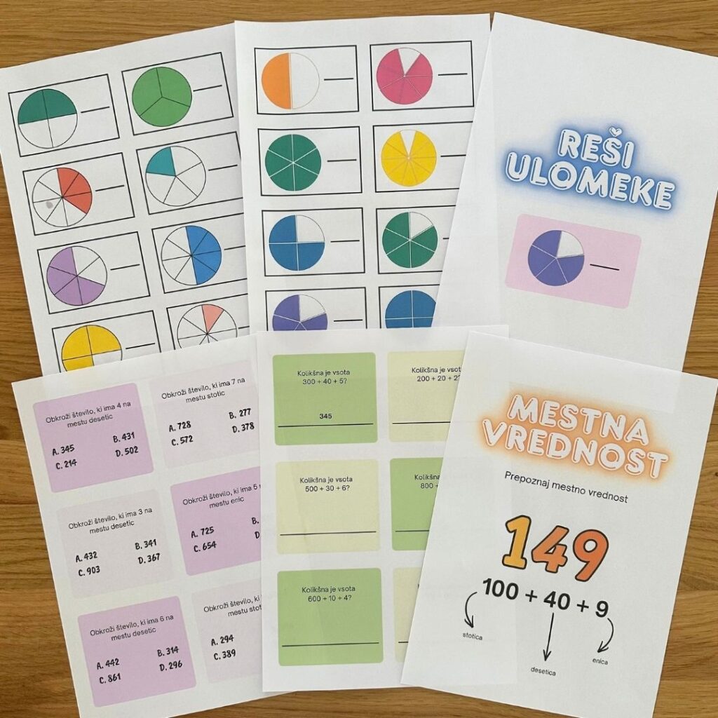 Matematika za 2. razred – vaje in naloge (7–9 let)
