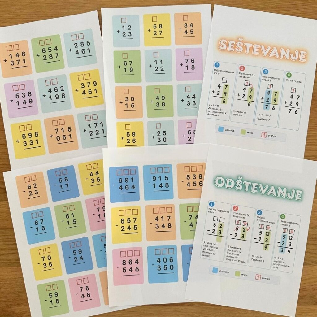 Matematika za 2. razred – vaje in naloge (7–9 let)
